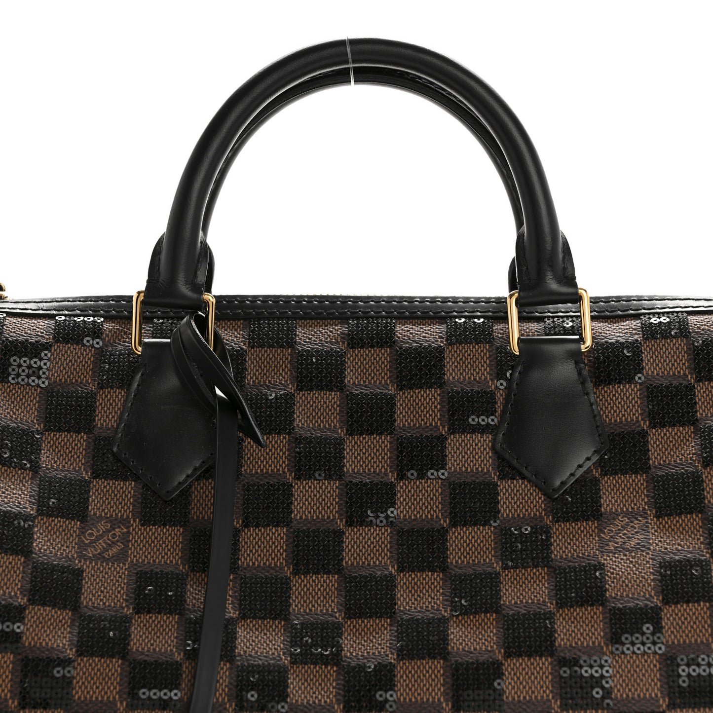 Damier Paillettes Speedy 30 Black