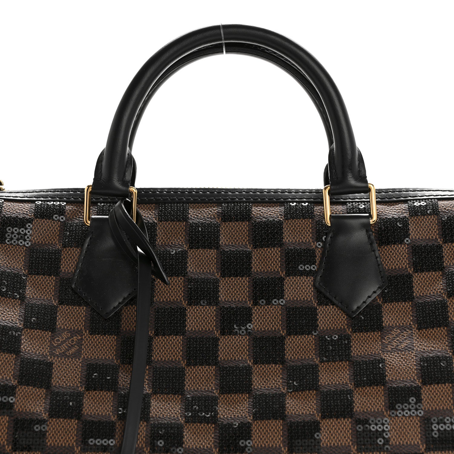 Louis Vuitton Damier Paillettes Speedy 30 Black 9 of 14