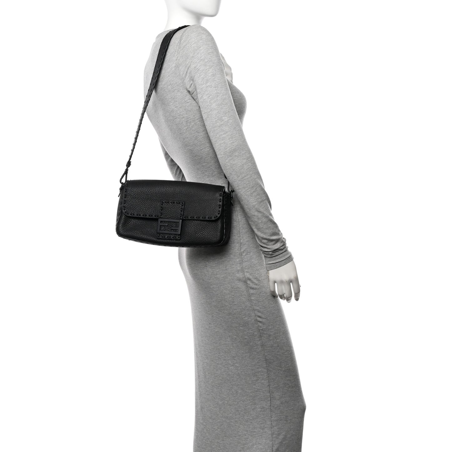 Cuoio Romano Selleria Baguette Black