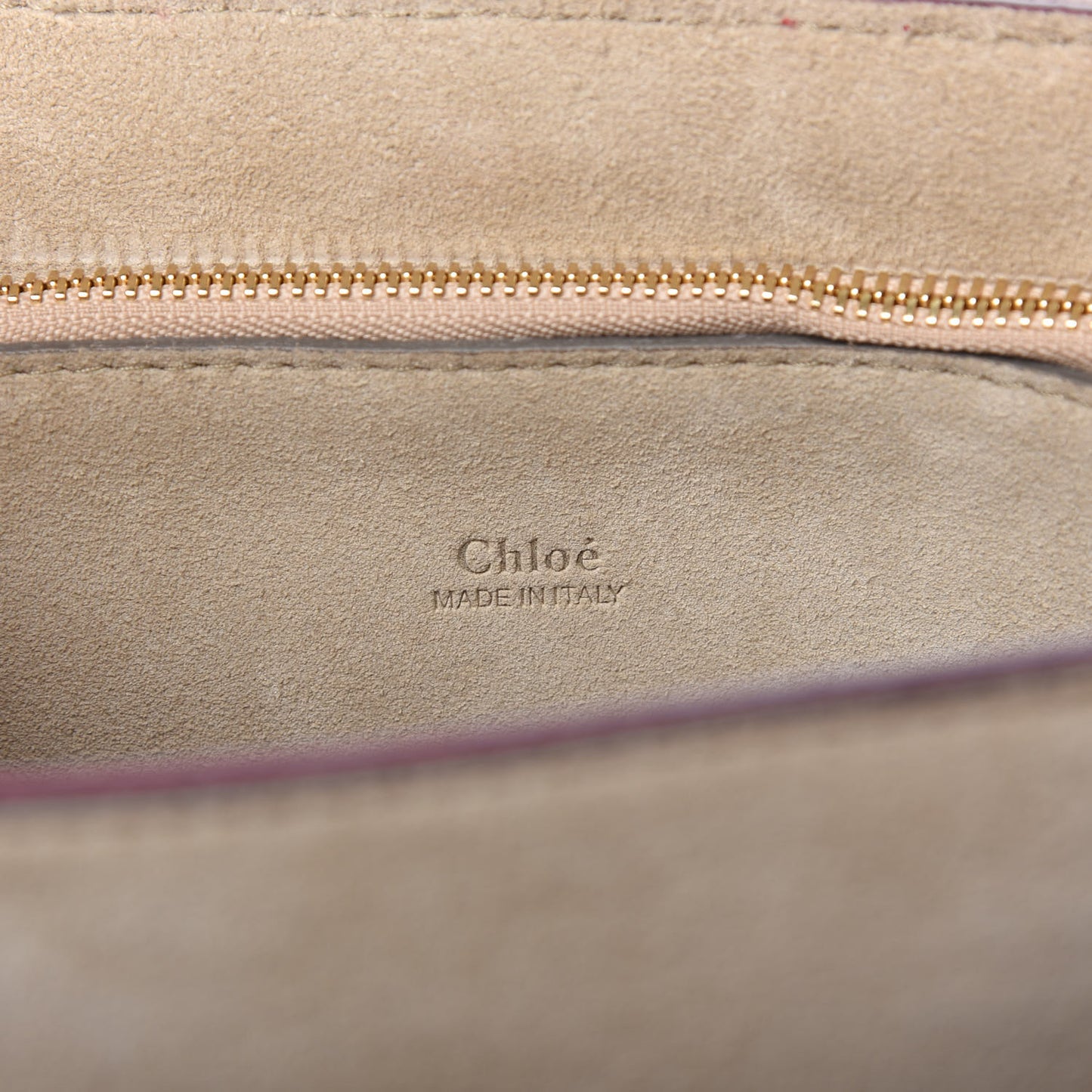 Calfskin Suede Medium Faye Shoulder Bag Red