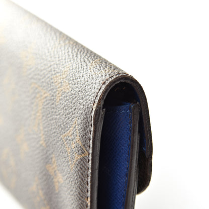 Louis Vuitton Monogram Emilie Wallet Blue 19 of 21
