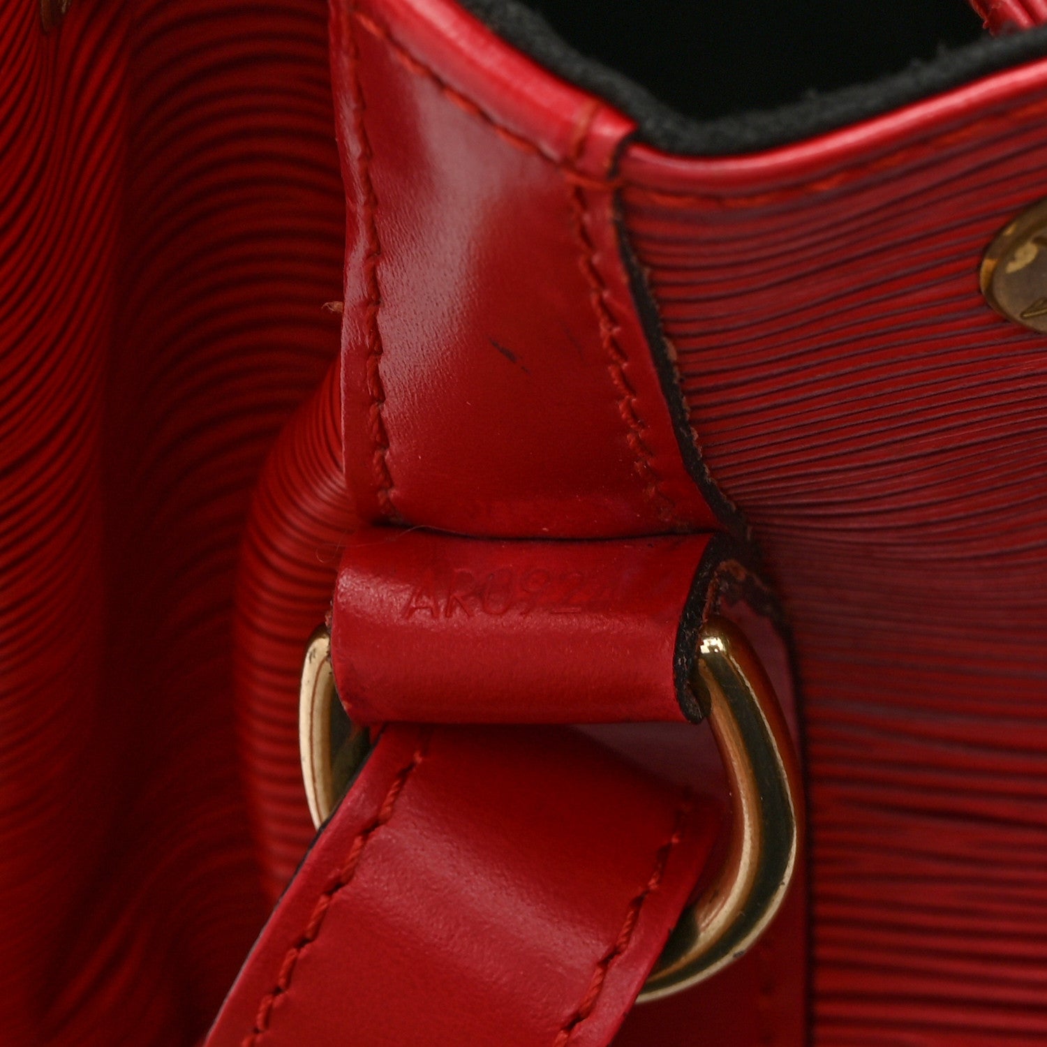 Louis Vuitton Epi Petit Noe Castillan Red 7 of 11