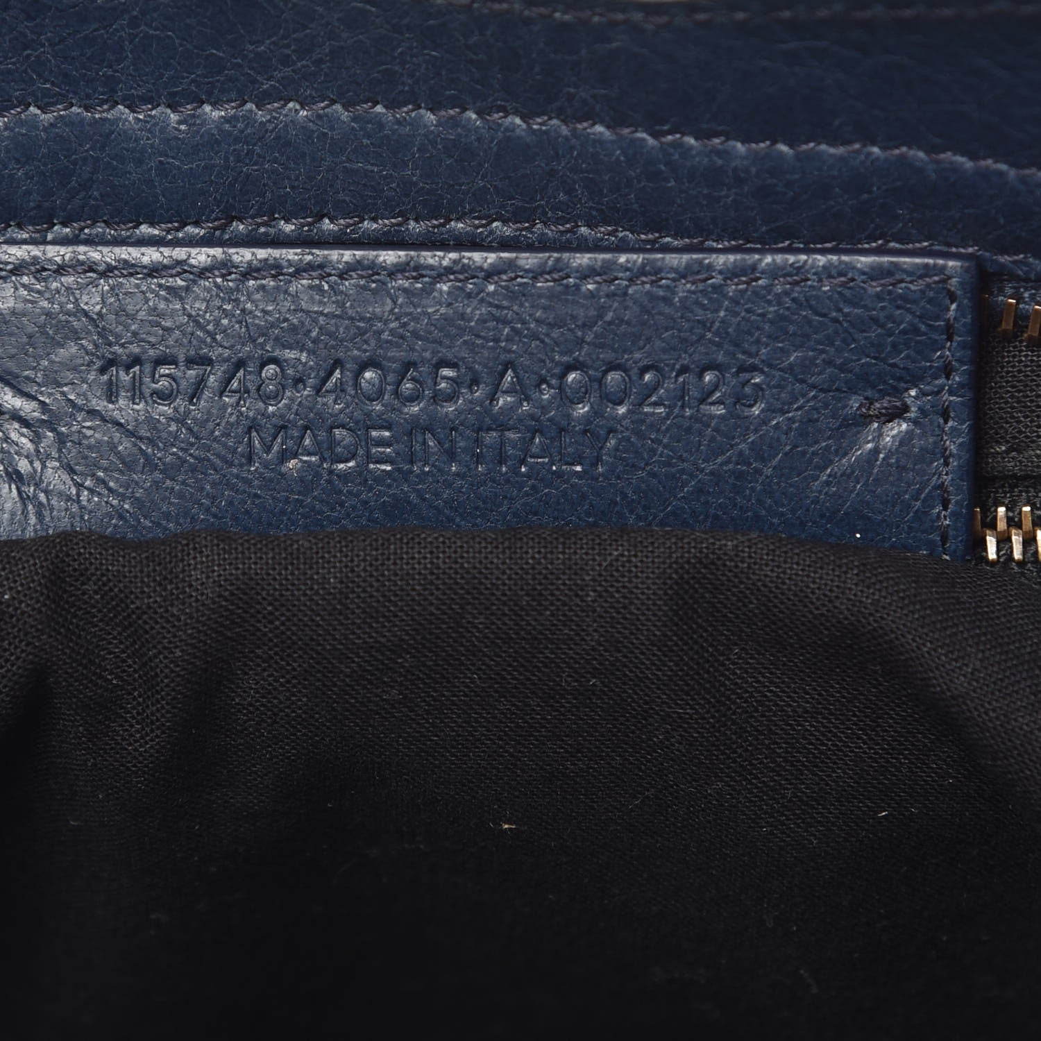 Balenciaga Agneau Classic Hardware City Bleu de Minuit 8 of 11
