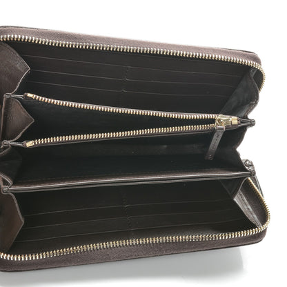 Gucci Guccissima Signature Microguccissima Bree Zip Around Wallet Chocolate 5 of 7