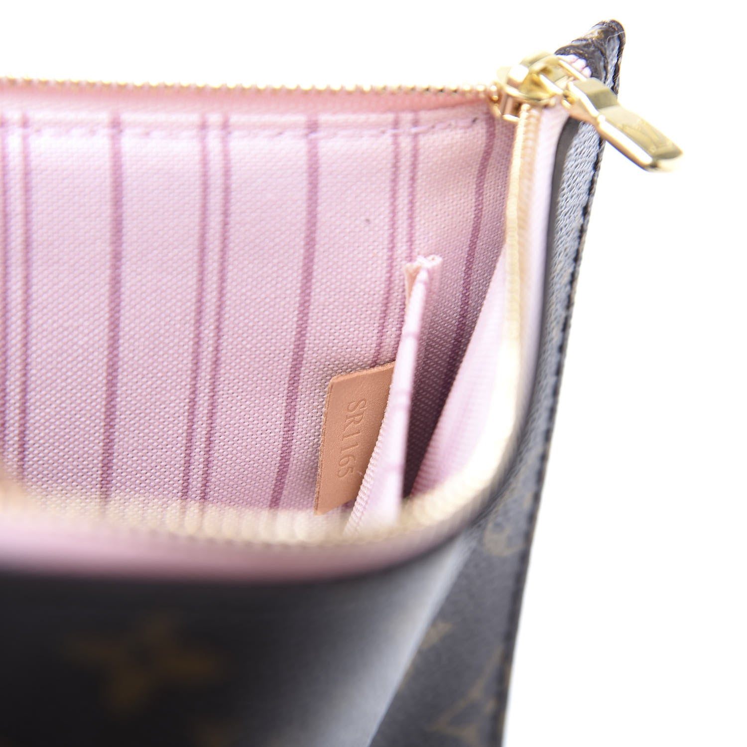 Louis Vuitton Monogram Neverfull MM GM Pochette Rose Ballerine 7 of 7