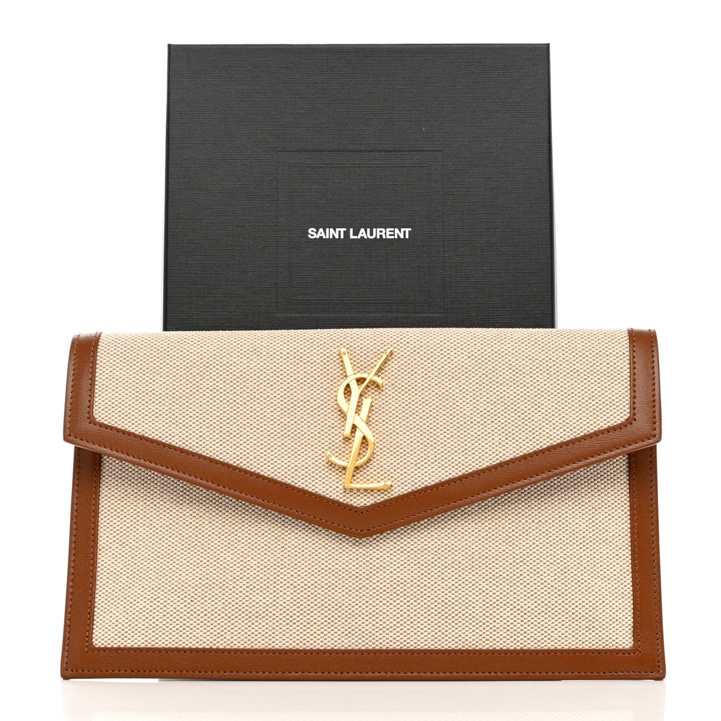 Canvas Uptown Pouch Natural Beige Brick