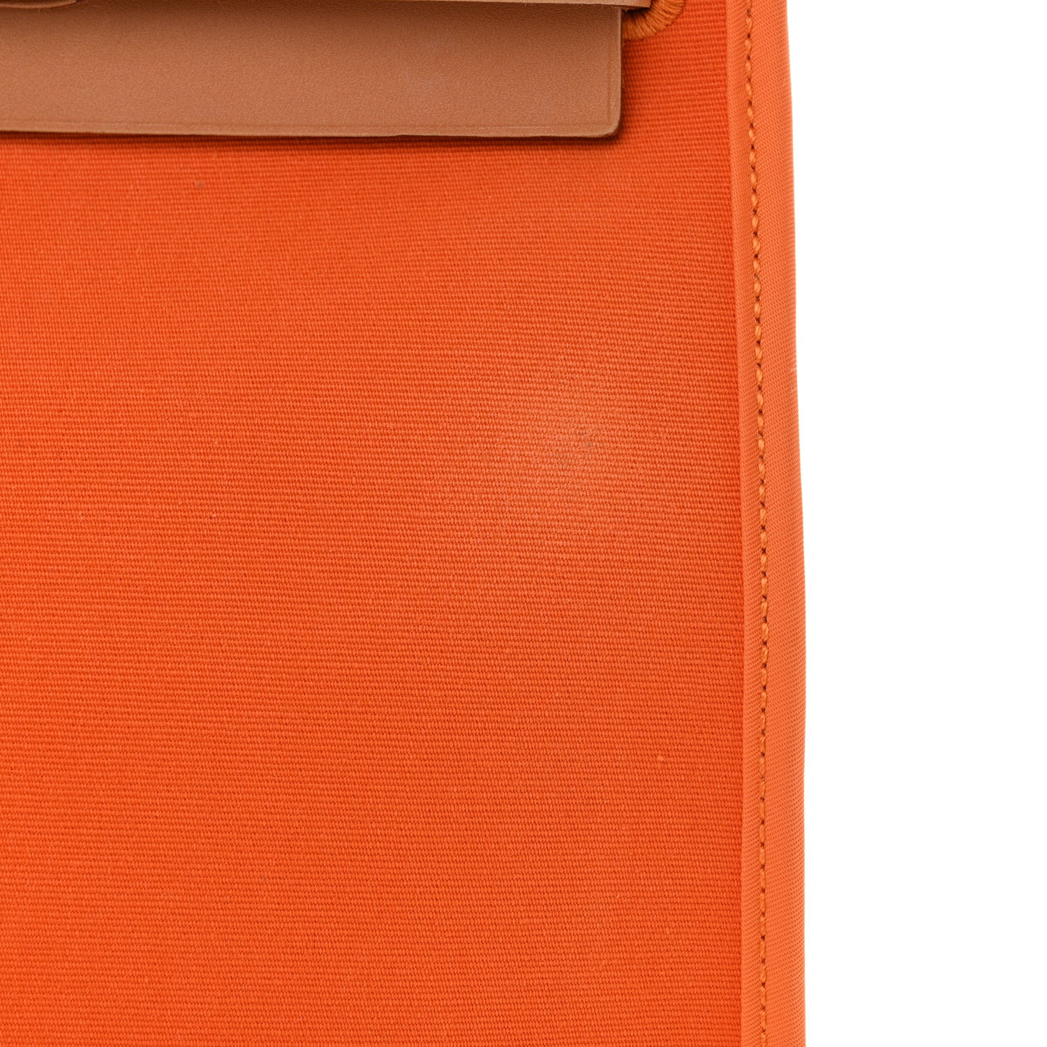 Hermes Vache Hunter Toile Herbag Zip 31 PM Orange 14 of 16