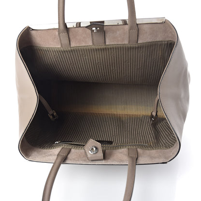 Fendi Vitello Elite Large 2Jours Tote Tortora 5 of 12