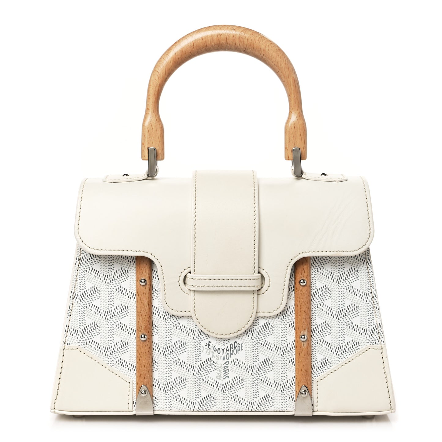 Goyardine Structure Mini Saigon White