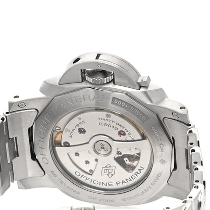 Panerai Stainless Steel 44mm Luminor Marina 3 Day Automatic Watch Black PAM00723 4 of 5