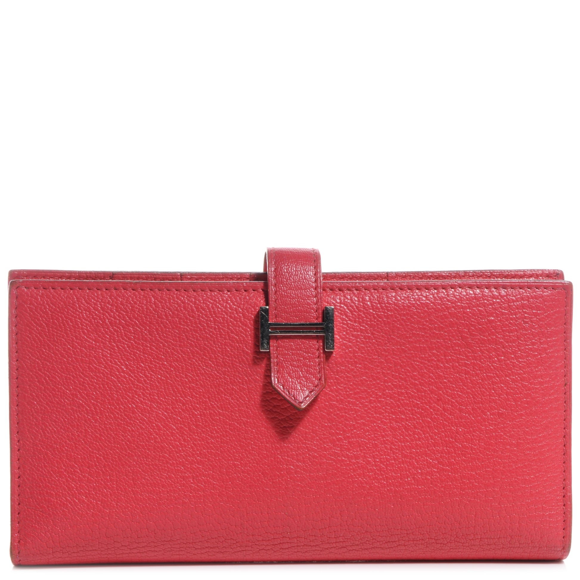 Hermes Chevre Mysore Bearn Wallet Bougainvillea 1 of 8