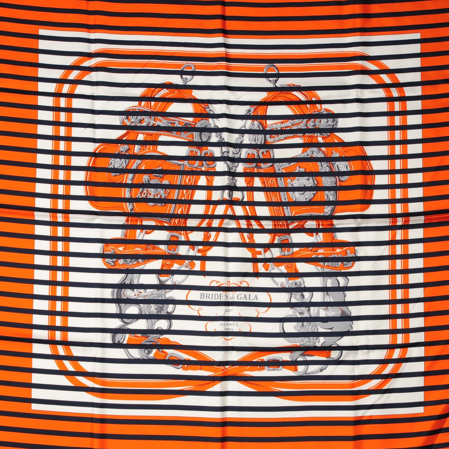 Hermes Silk Jersey Brides De Gala Bayaderes Scarf 90 1 of 5