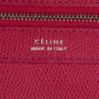 Celine Grained Calfskin Small Horizontal Cabas Phantom Fuchsia 7 of 8