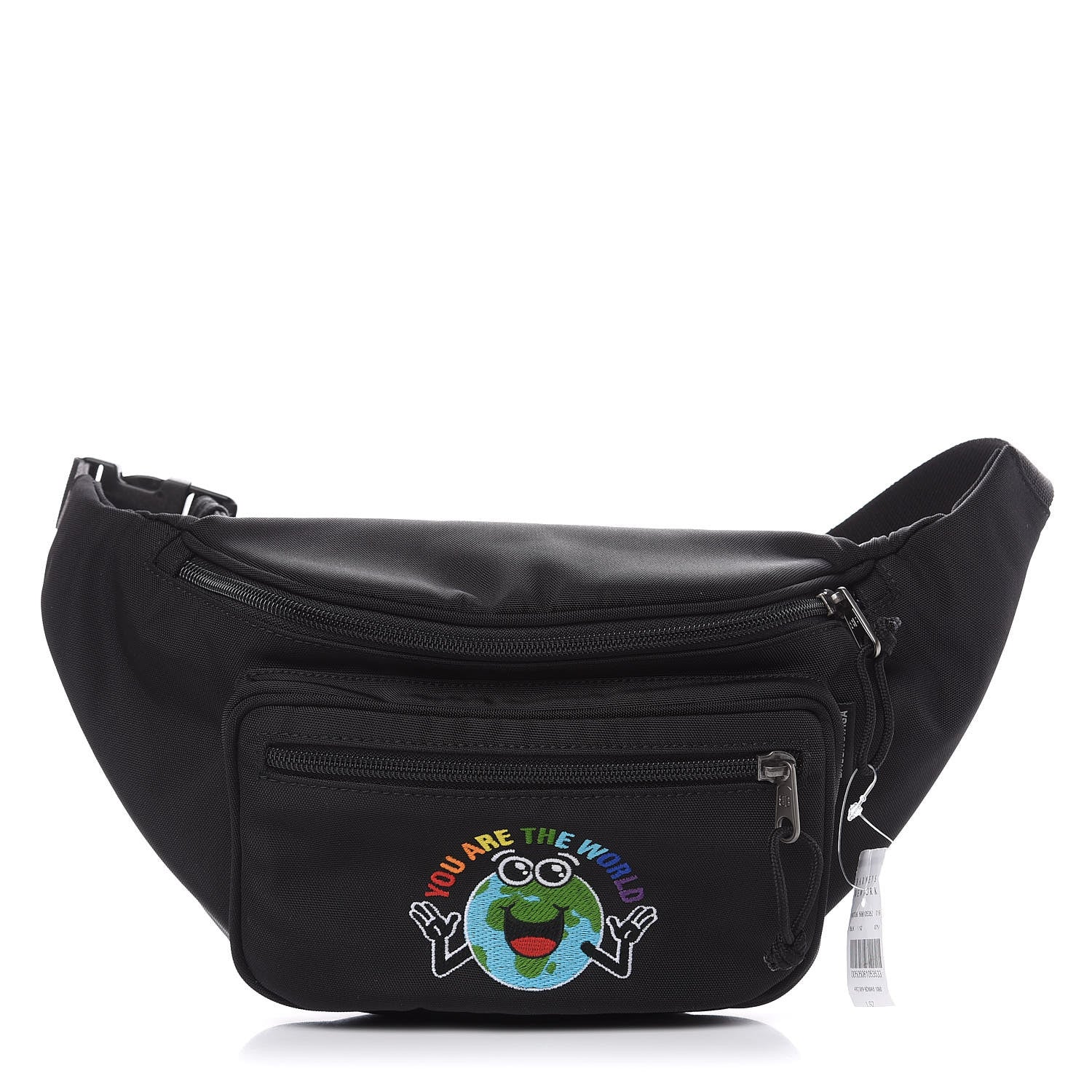 Balenciaga Nylon You Are The World Explorer Beltpack Black 1 of 9