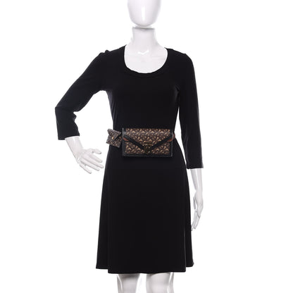 Burberry E-Canvas Monogram TB Envelope Belt Bag Bridle Brown 2 of 13