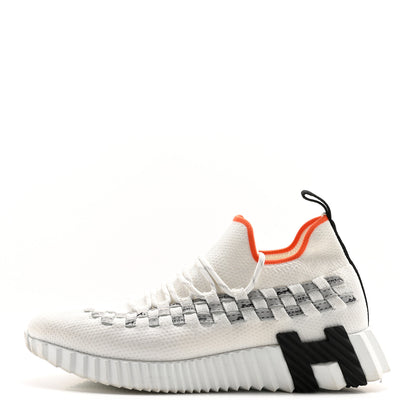 Hermes Flex Maille Bolduc Sneakers 36.5 White 1 of 13