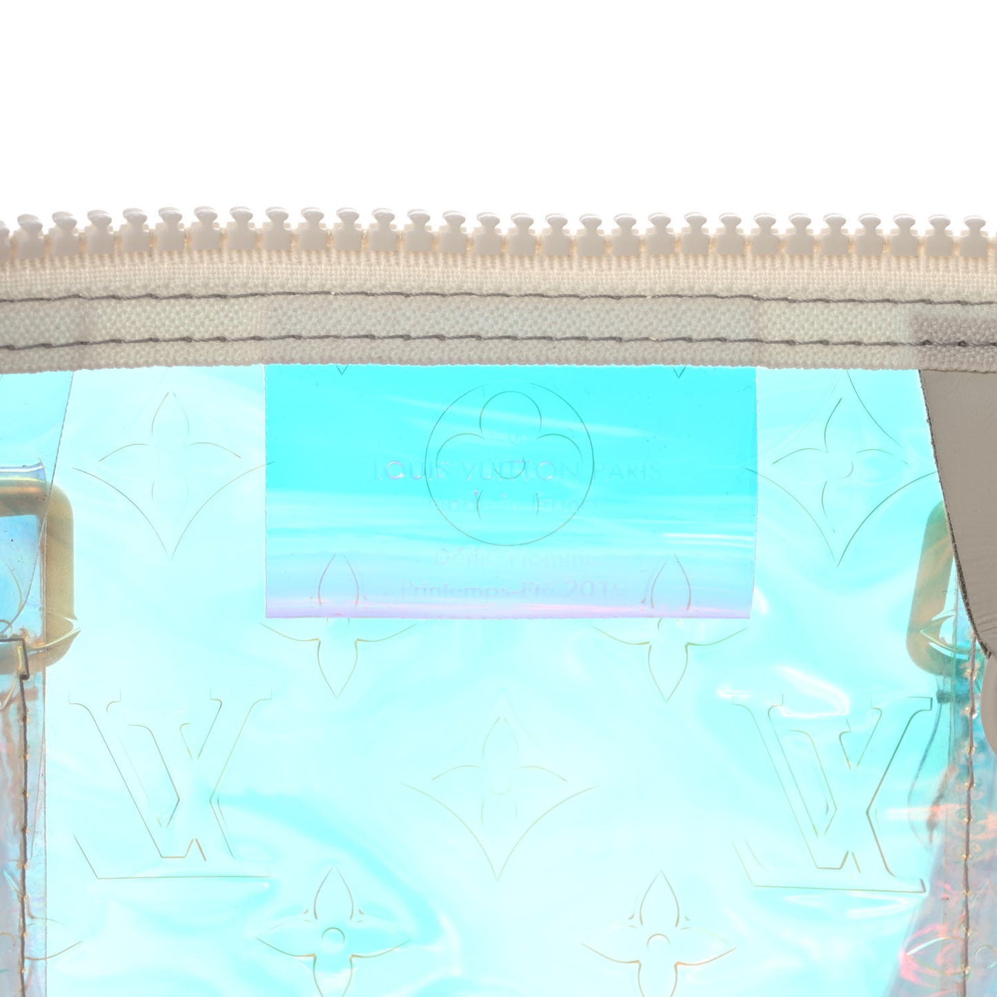 PVC Monogram Keepall Bandouliere 50 Iridescent Prism