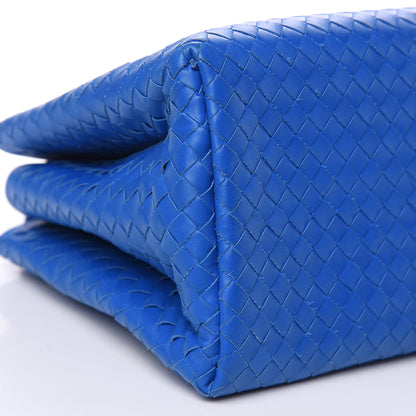 Bottega Veneta Light Calf Intrecciato Small Roma Signal Blue 6 of 11