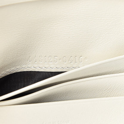 Gucci Calfskin Matelasse GG Marmont Card Case White 7 of 7