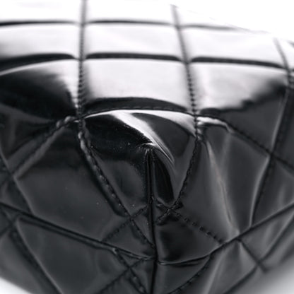 Chanel Vinyl Quilted In the Business Flap Bag Black 11 of 23