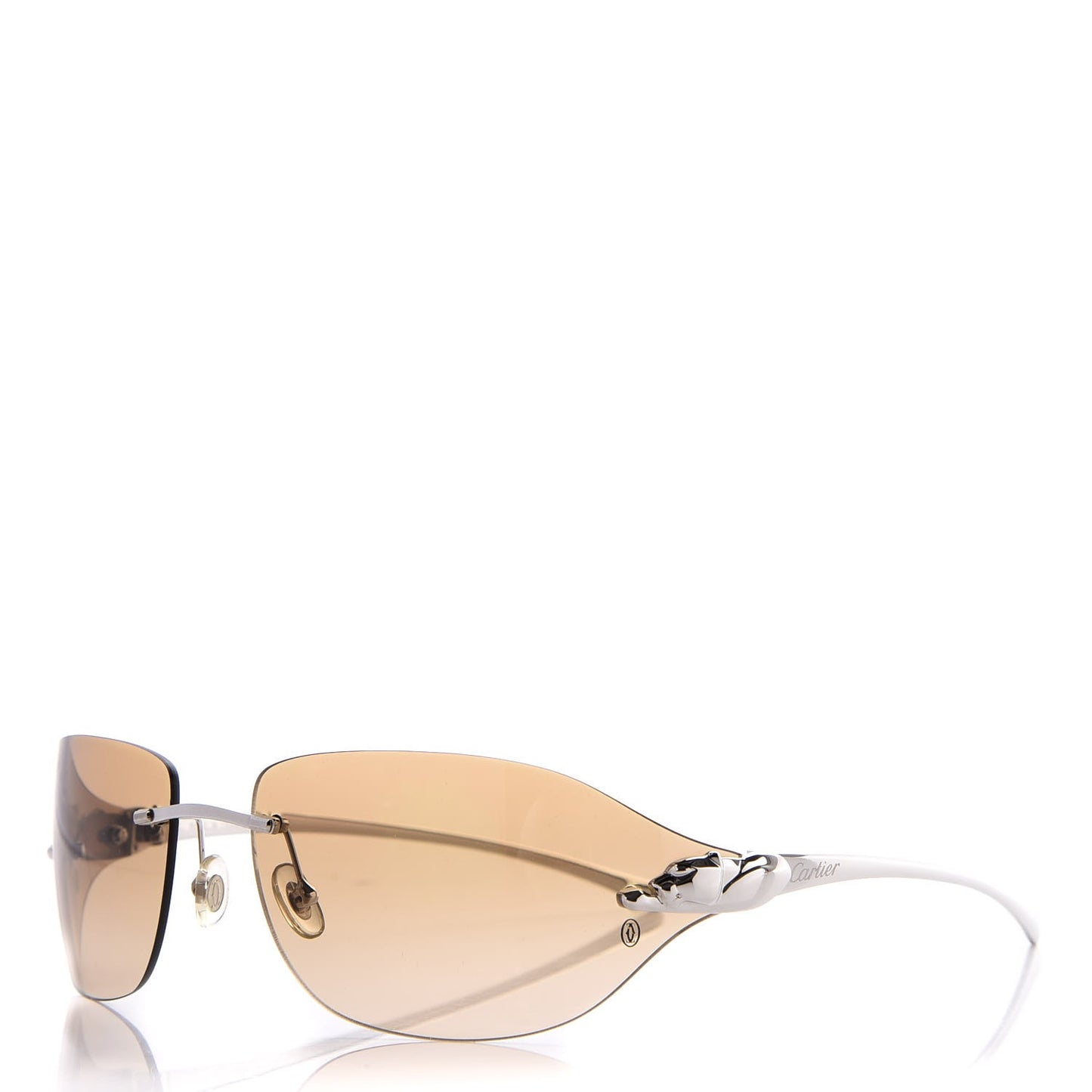 Panthere De Aviator Sunglasses Platinum