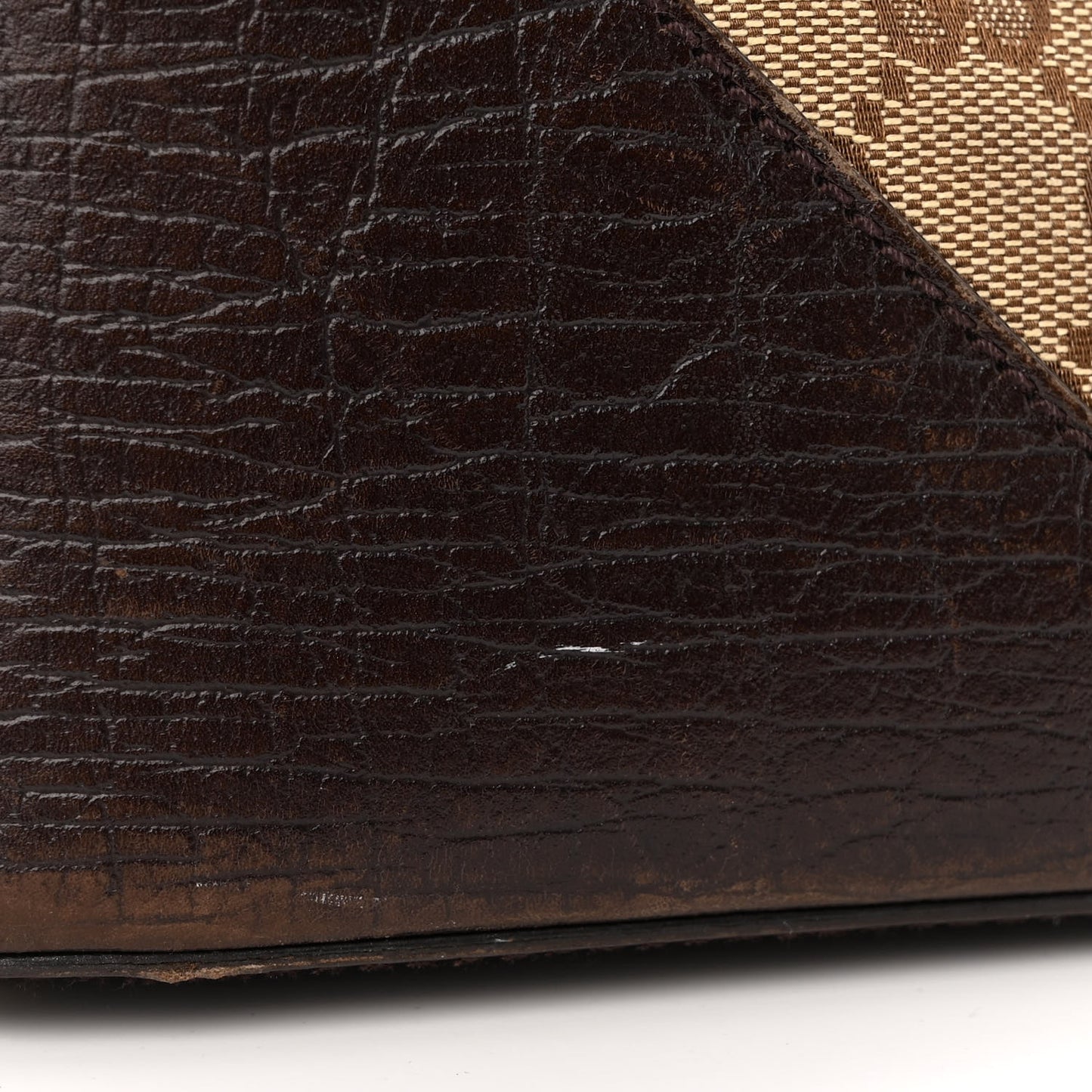 Monogram Medium Hasler Tote Dark Brown