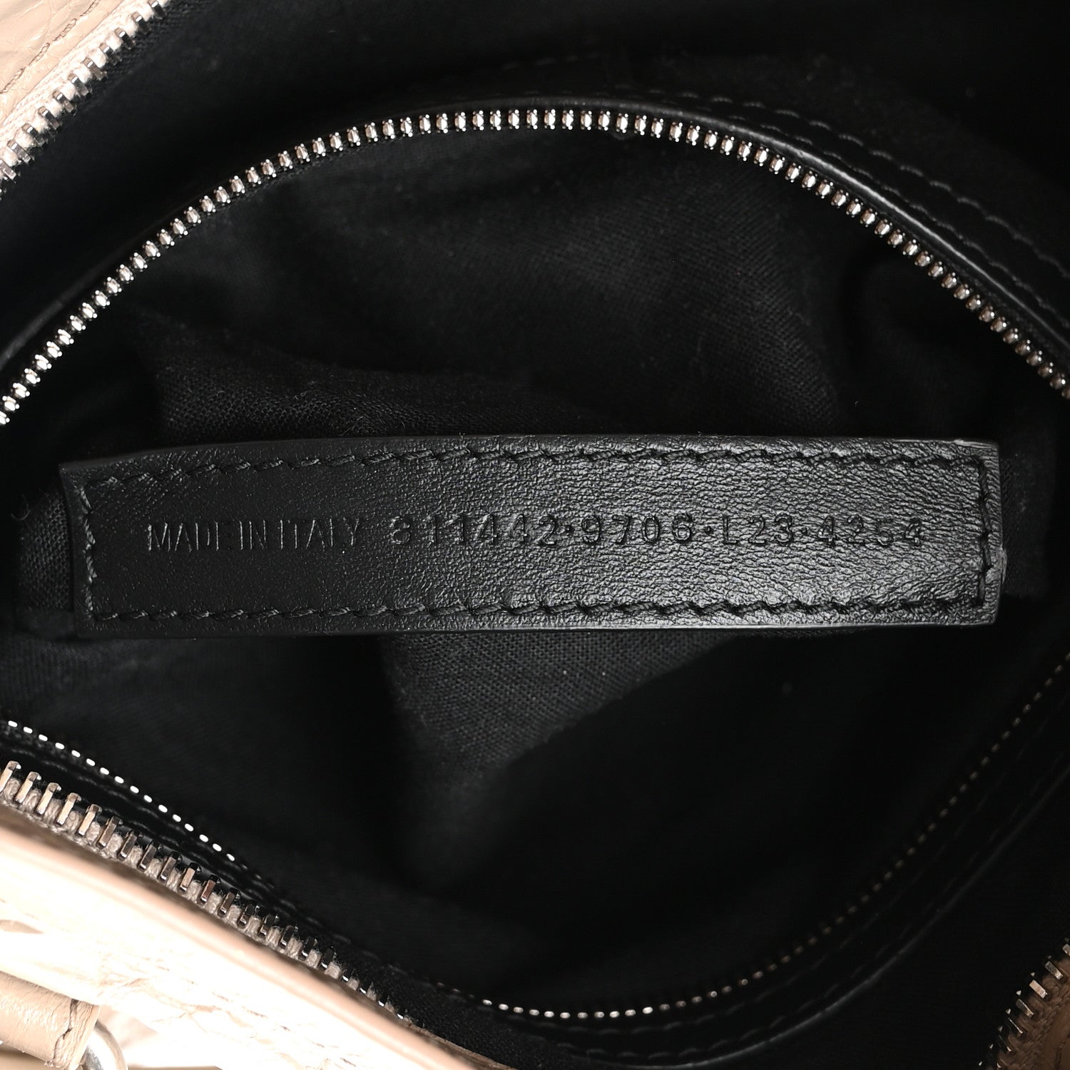 Balenciaga Agneau Arena Silver Hardware Small Le City Beige 7 of 10