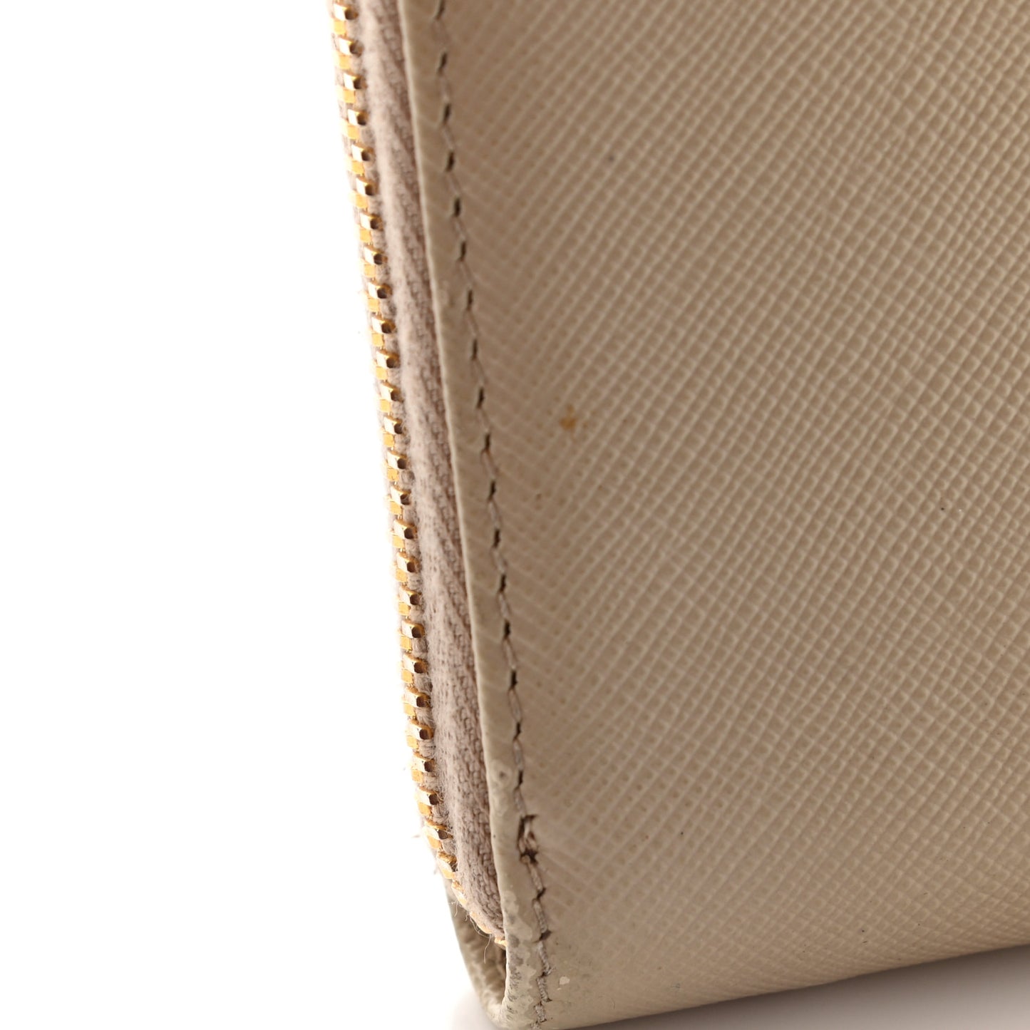 Saffiano Metal Zip Around Wallet Cammeo