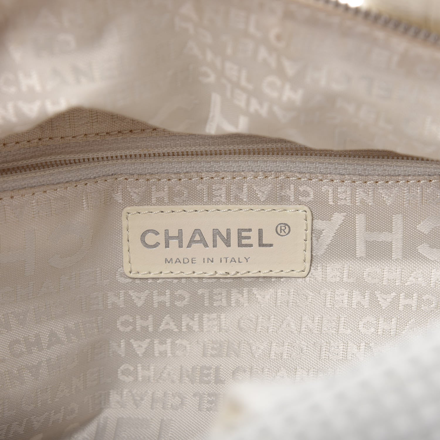Chanel Caviar Perforated Bowler White 8 of 12