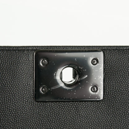 Chanel Caviar Quilted Medium Boy Flap So Black 7 of 9