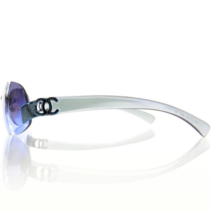 Chanel Frameless CC Logo Sunglasses 4037 Purple 3 of 5