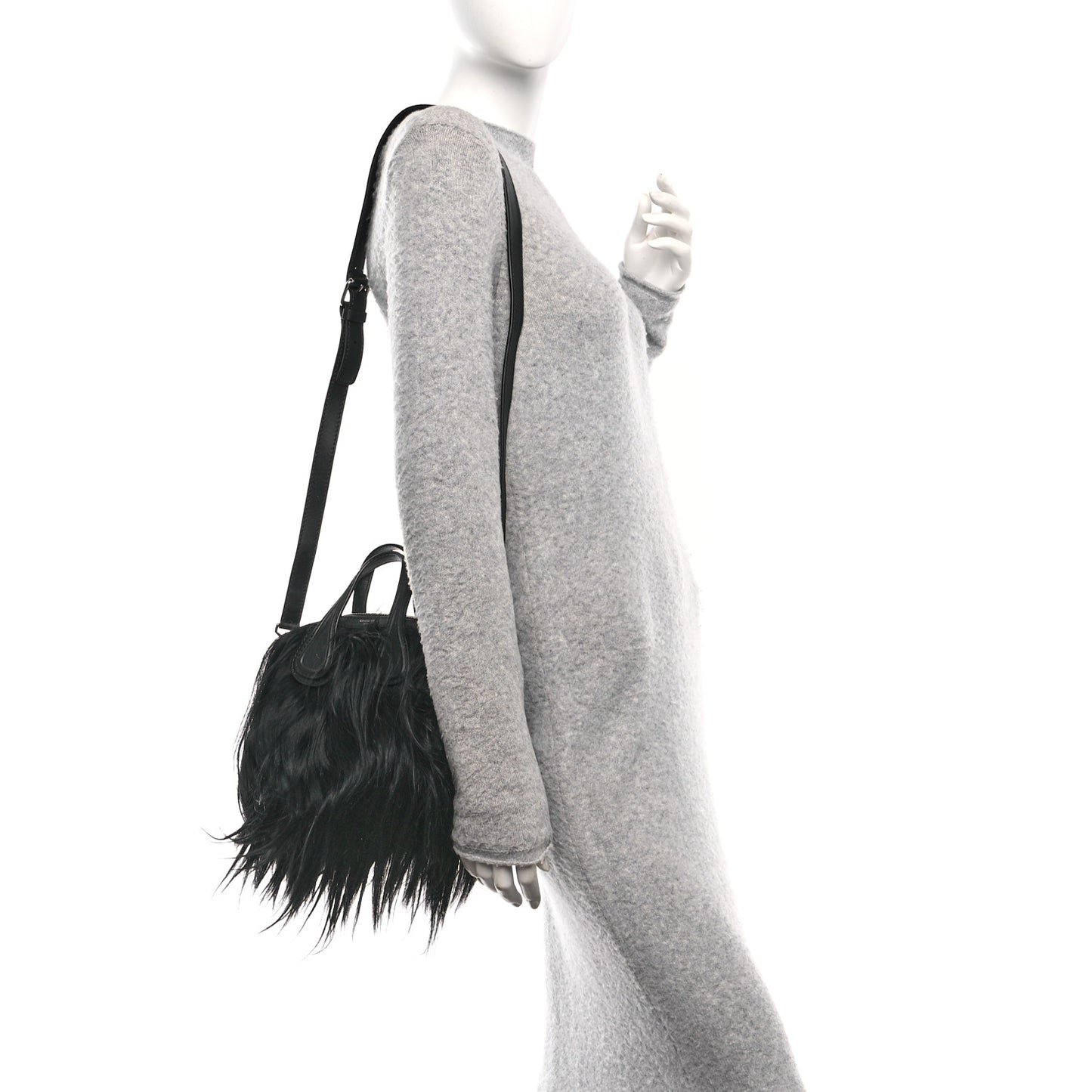 Goat Hair Print Micro Nightingale Black