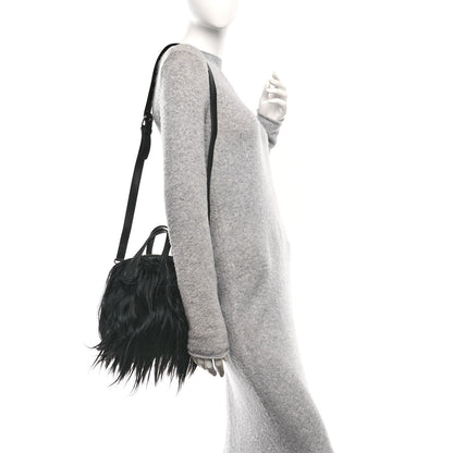 Givenchy Goat Hair Print Micro Nightingale Black 3 of 19