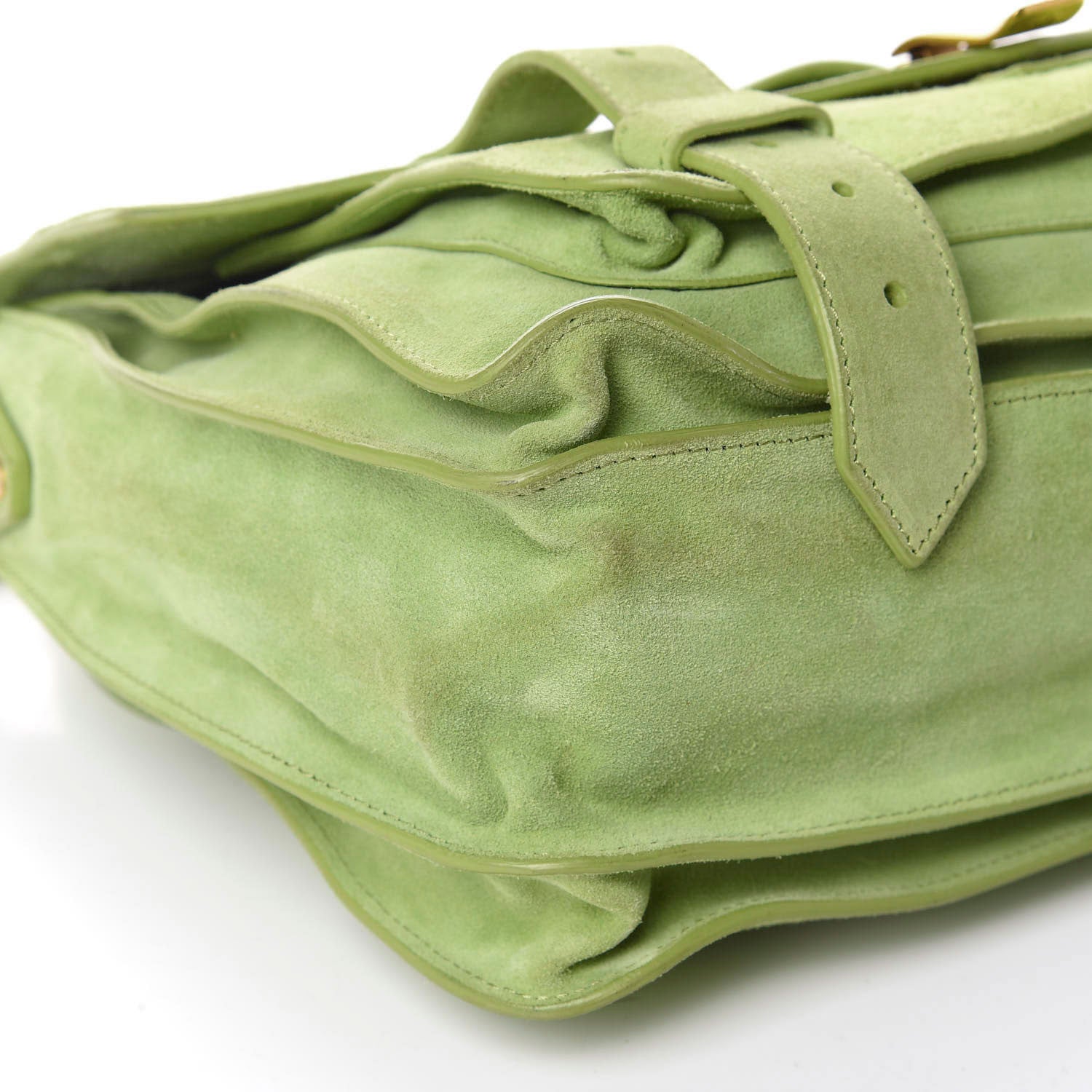 Proenza Schouler Suede Medium PS1 Satchel Grass 6 of 14