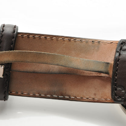 Gucci Guccissima Interlocking G Belt 90 36 Dark Brown 7 of 7