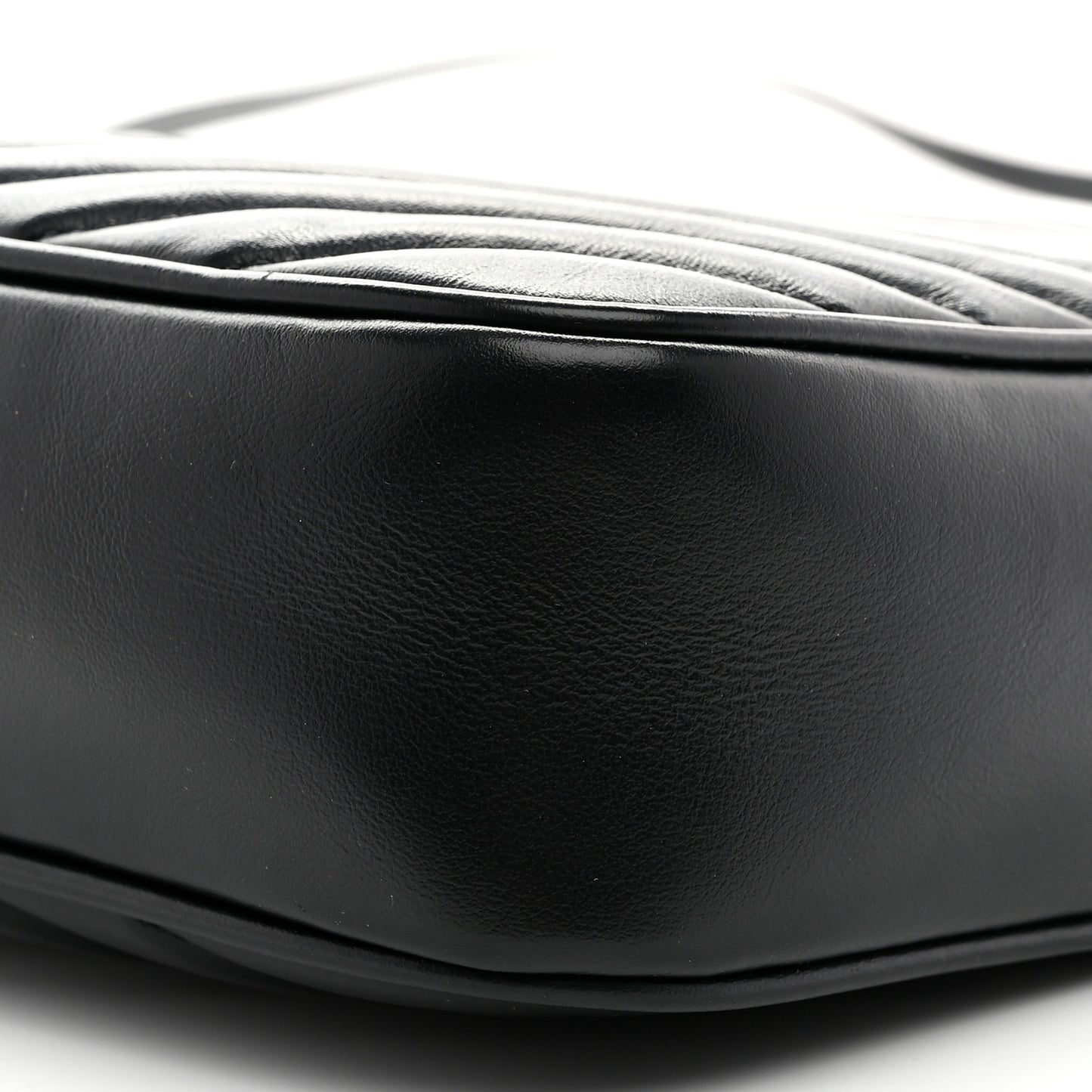 Calfskin Matelasse Monogram Monochrome Lou Camera Bag Black