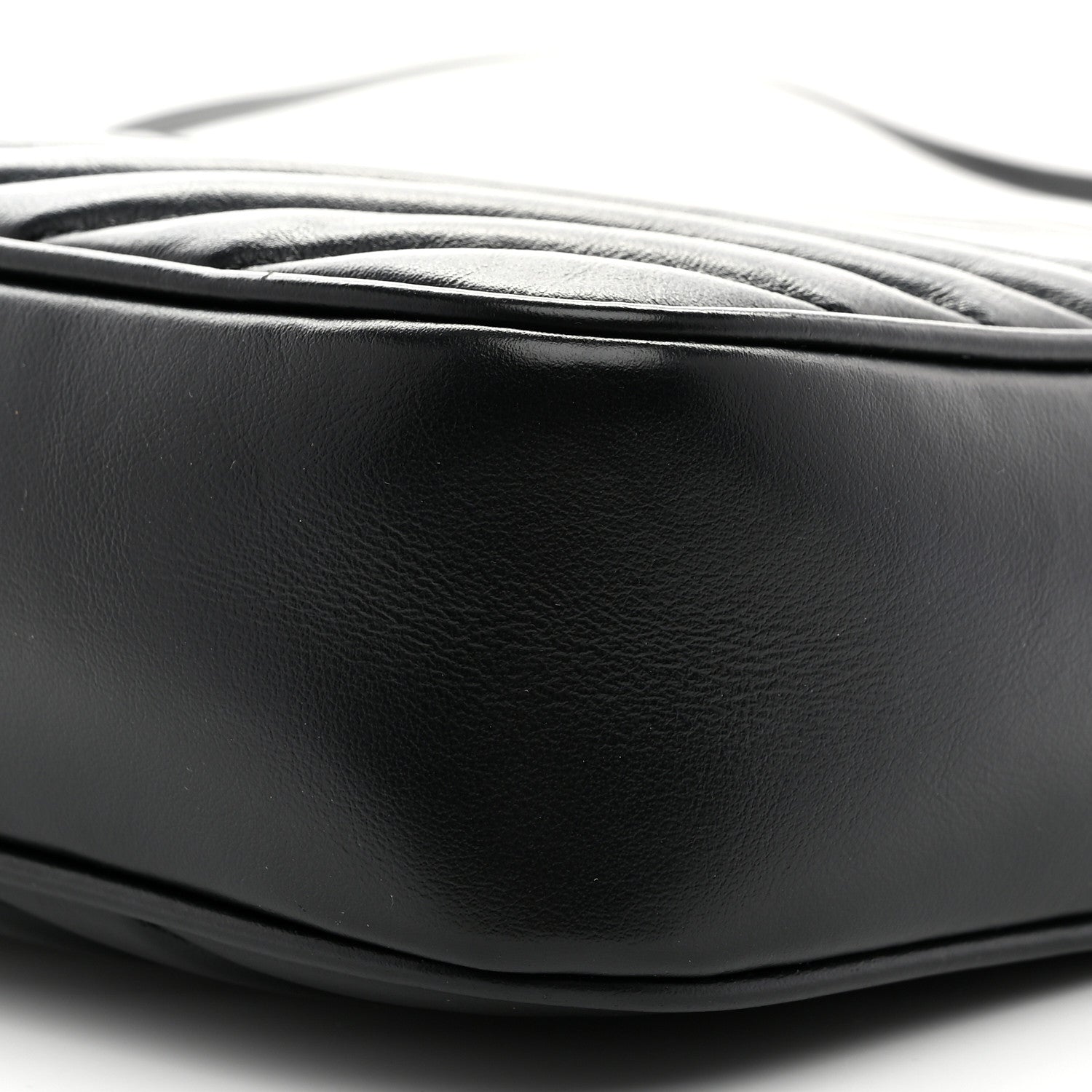 Saint Laurent Calfskin Matelasse Monogram Monochrome Lou Camera Bag Black 10 of 10