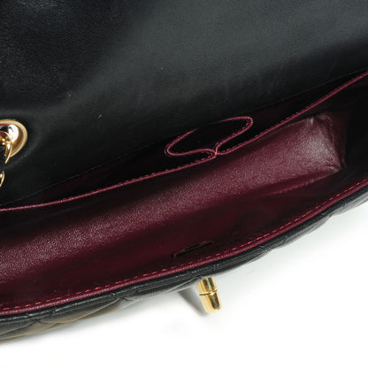 Chanel Lambskin Quilted East West Flap Black 5 of 8