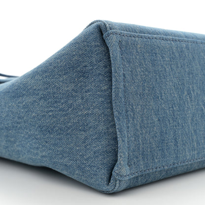 Givenchy Denim Small Voyou North South Tote Medium Blue 8 of 9