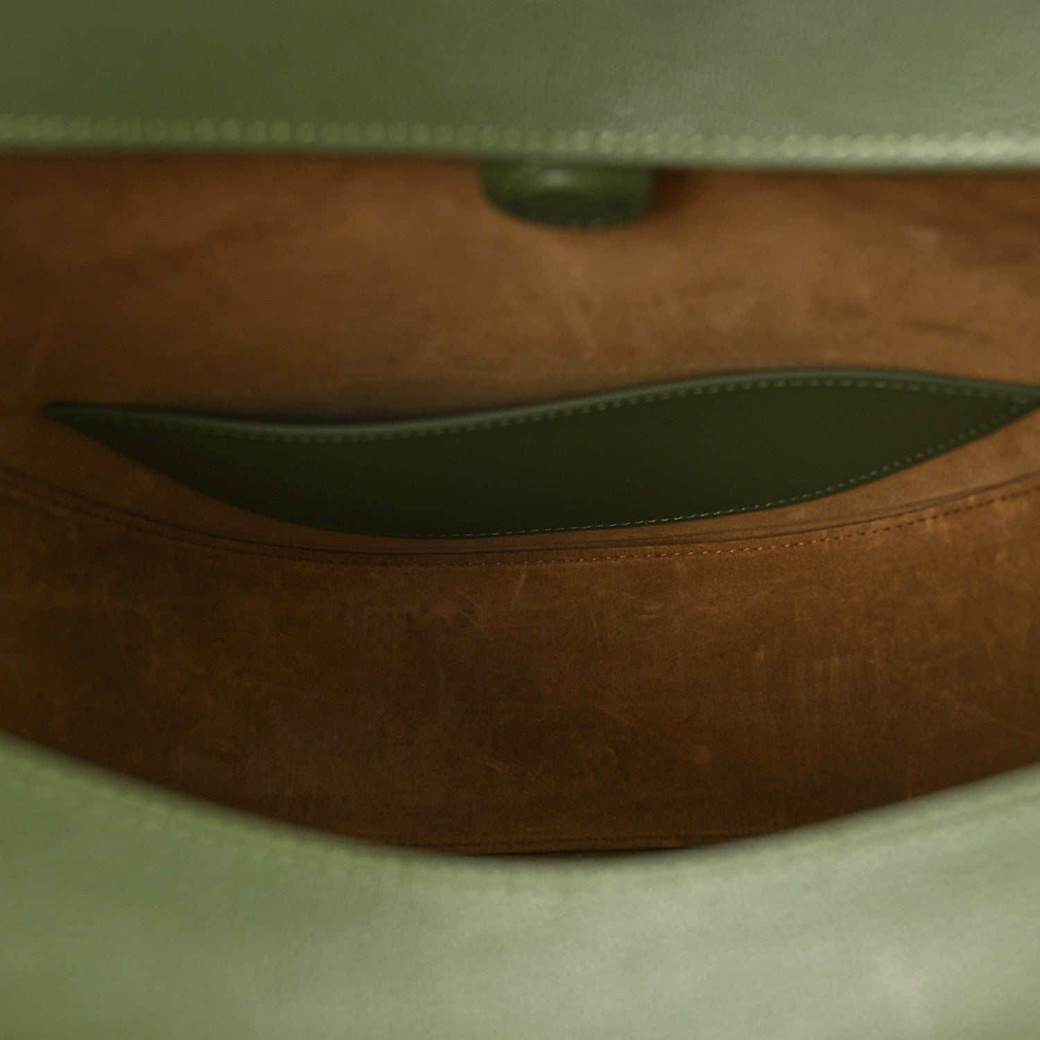 Loewe Satin Calfskin Jacquard Medium Luna Bag Avocado Green 5 of 8