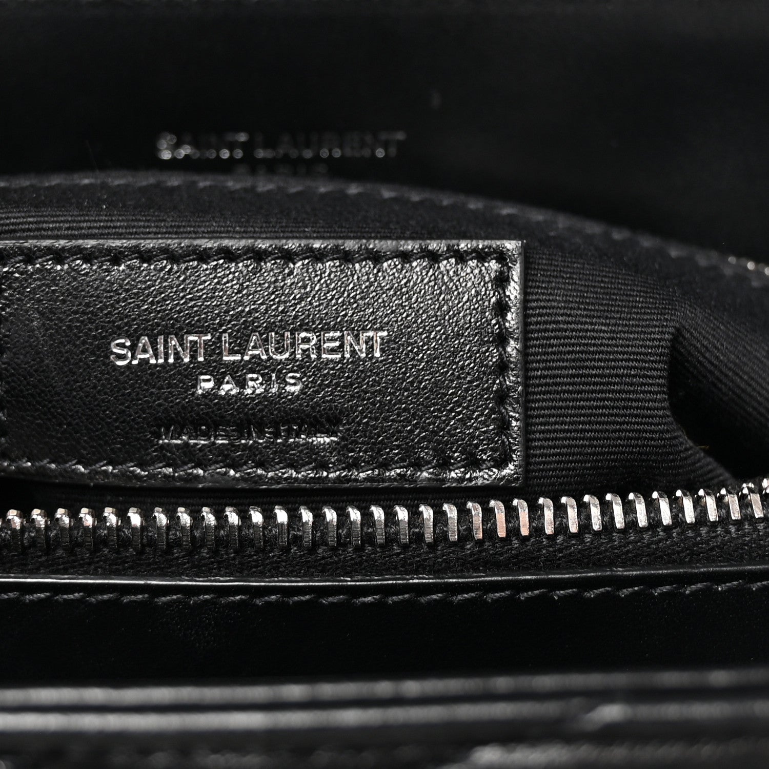 Saint Laurent Calfskin Y Quilted Monogram Medium Loulou Chain Satchel Black 6 of 9