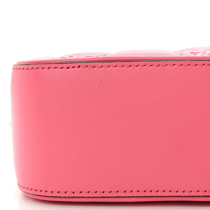 Gucci Calfskin GG Matelasse Small Shoulder Bag Rhodamine Pink Natural 13 of 13