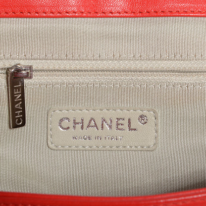 Chanel Washed Lambskin Chain Around Medium Messenger Coral 6 of 8