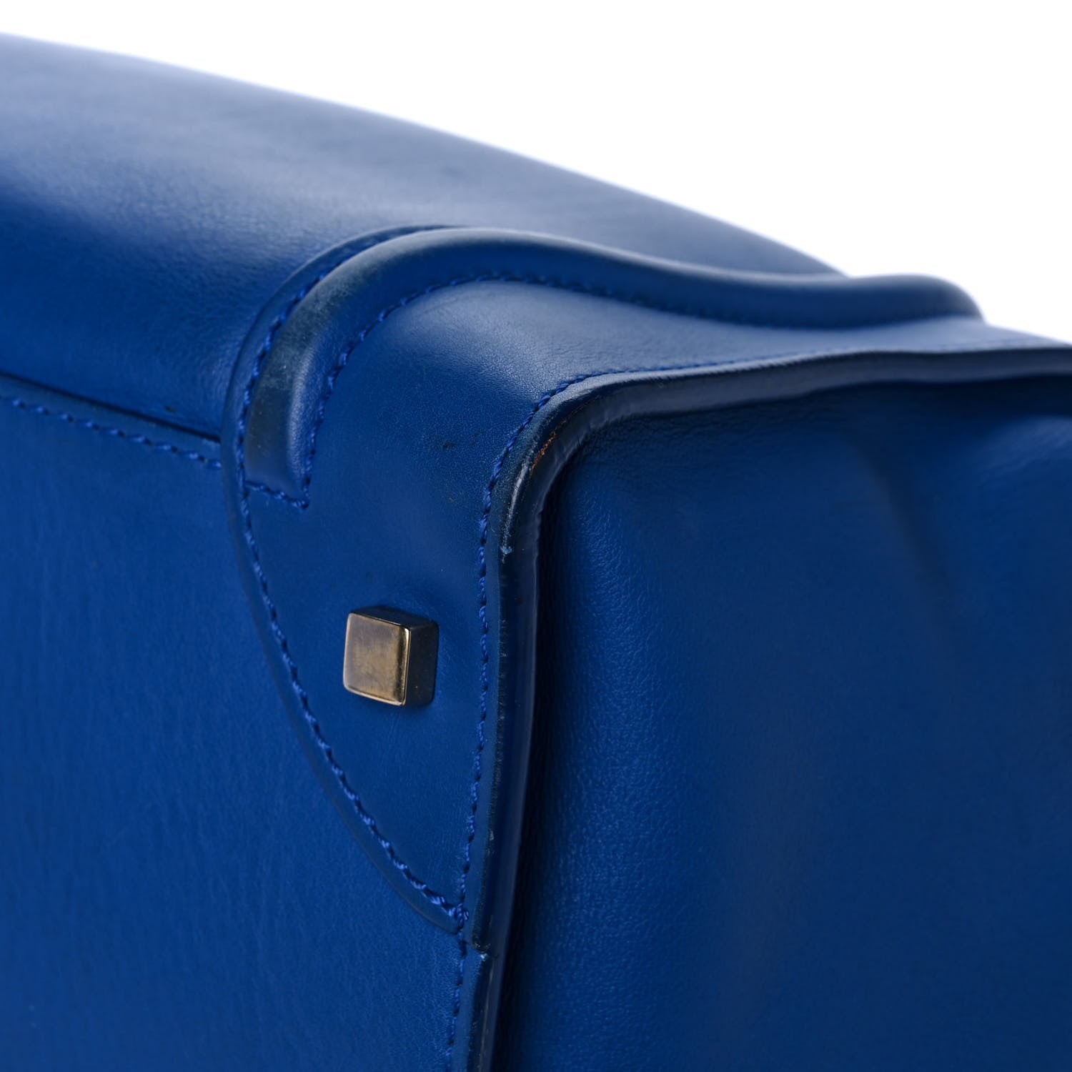 Celine Smooth Calfskin Mini Luggage Royal Blue 13 of 18