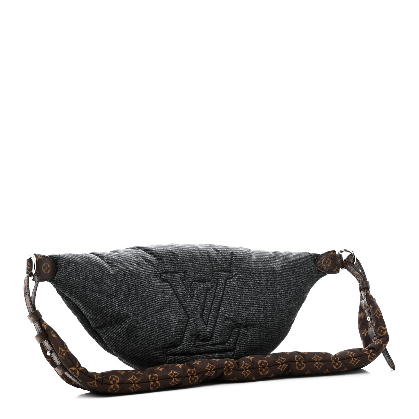 Econyl Monogram LV Ski High Rise Bumbag Black Jeans