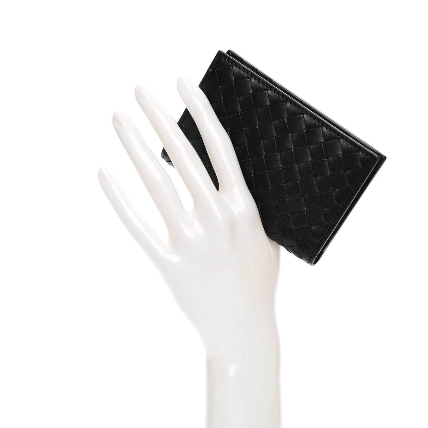 Intrecciato VN Card Case Nero Black