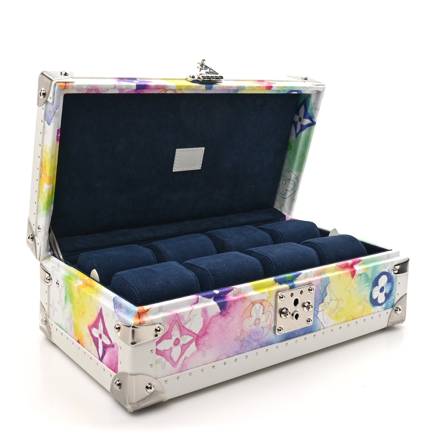 Monogram Watercolor Coffret 8 Watch Case Multicolor