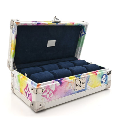 Louis Vuitton Monogram Watercolor Coffret 8 Watch Case Multicolor 6 of 8