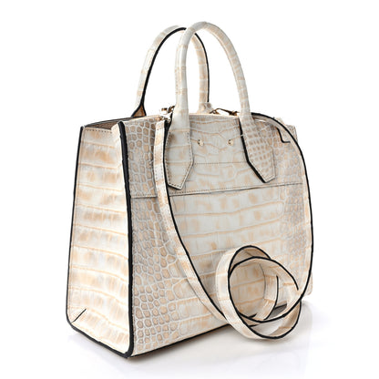 Louis Vuitton Alligator City Steamer PM Pearl 3 of 10