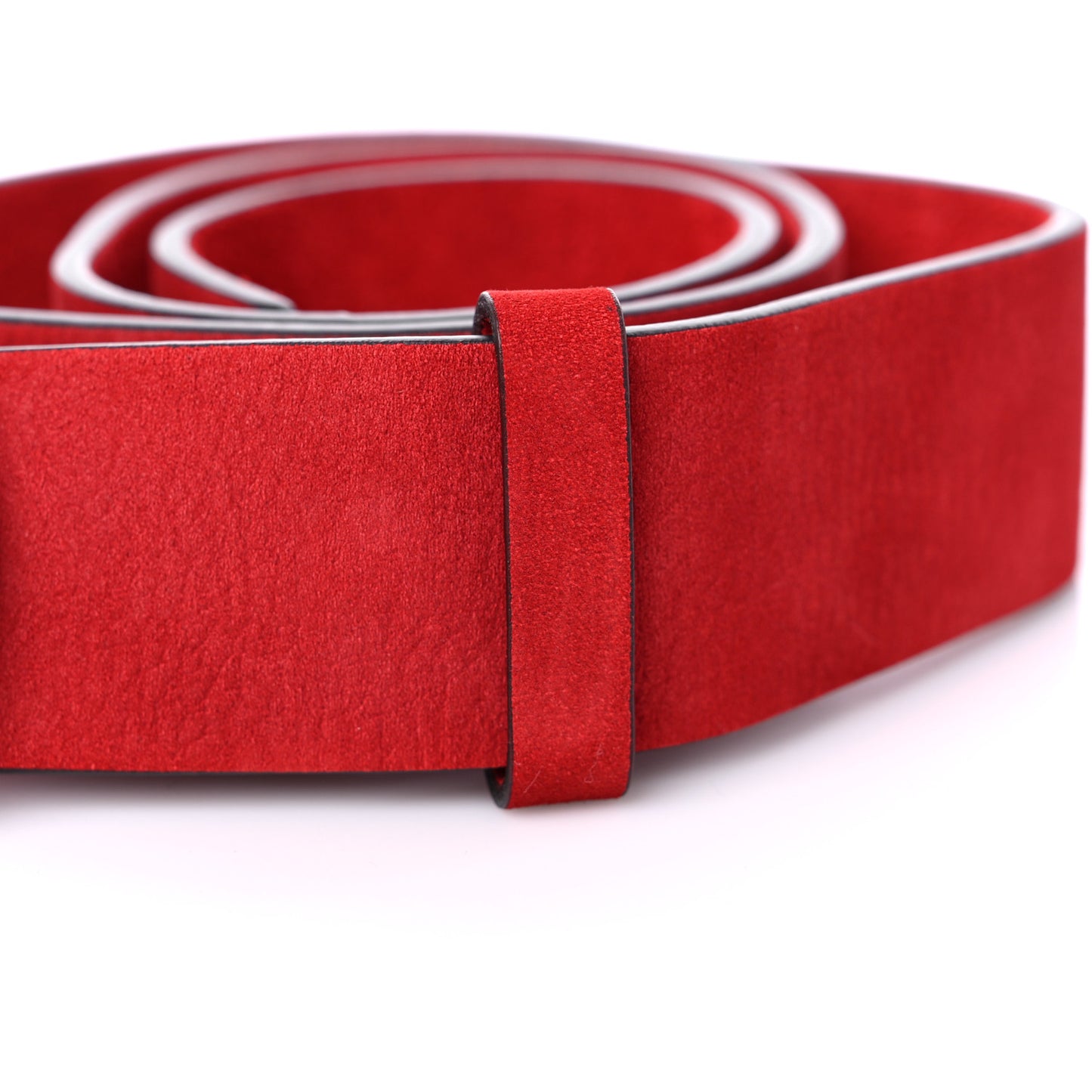 Nubuck Interlocking G Belt 90 36 Red